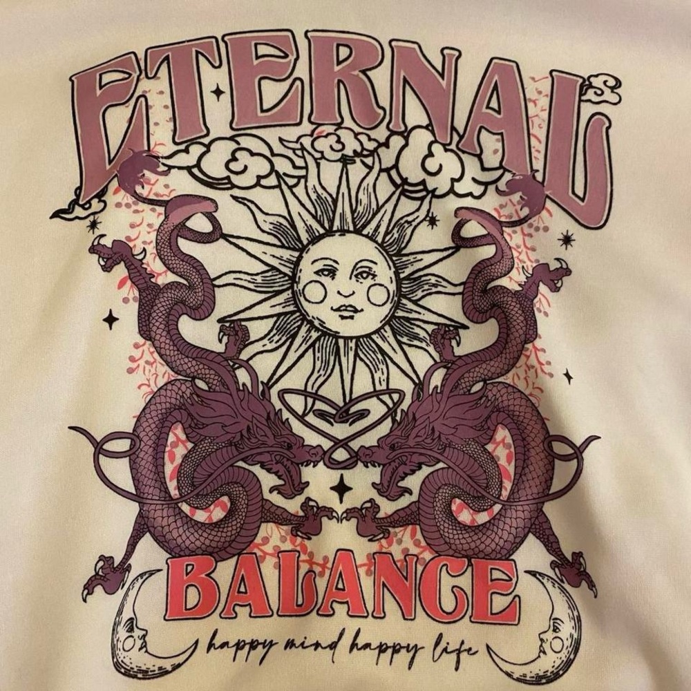 graphic white hoodie - Picture 2 of 3